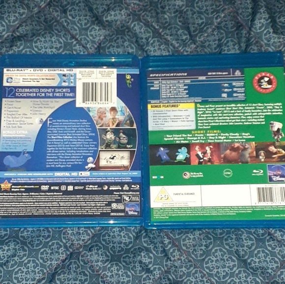 Walt Disney & Pixae Short Films Collection Blu Ray Movie Movies Bundle Lot - Picture 2 of 4